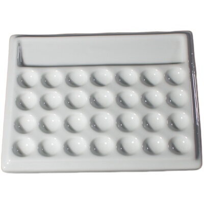 墨上云间陶瓷调色盘易清洗