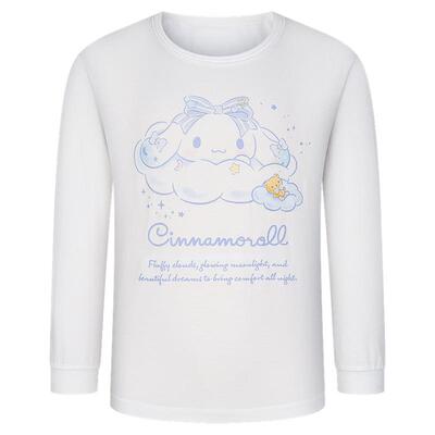 男女童奶皮套头长袖家居A类抗菌