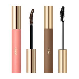UKISS【睫毛打底膏自然黑+浓密睫毛膏自然黑】卷翘持久定型不晕染