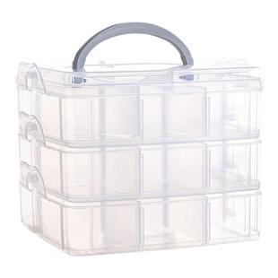 首饰收纳盒大容量整理盒项链戒指耳钉耳环收纳盒首饰盒装饰品盒子