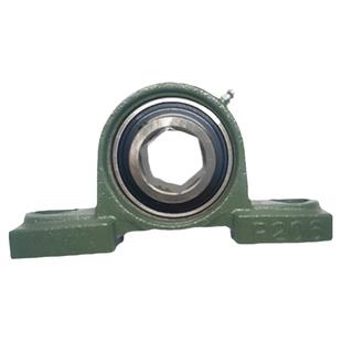 内六方外球面轴承UC203 204 205 206 207 208 210KPP带方形座铸铁