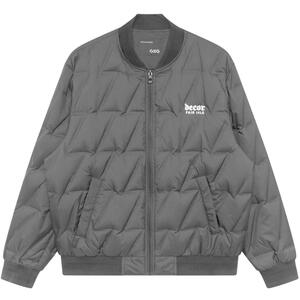 GXG男装极简系列黑色羽绒服2022年冬季新品