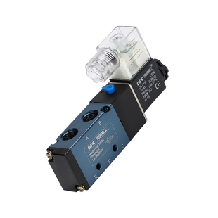 DPC/冈田精工电磁阀二位五通气动换向阀电子控制阀4V210-0824/220