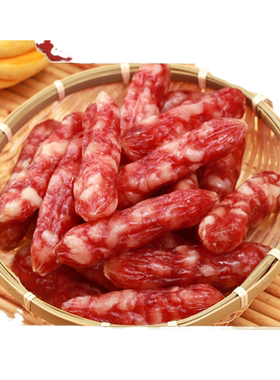 泰上王粒粒腊肠七分瘦制广味香肠腊味煲仔饭黄圃土特产