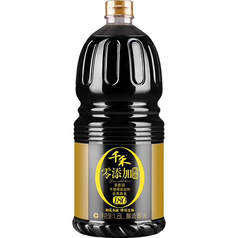 【千禾_零添加酱油】厨房调味御藏本酿180天1.8L特级生抽佐餐食用-实得惠省钱快报