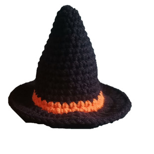 万圣节夜搞怪装扮宠物猫咪狗狗围巾鬼怪项圈手工编织恐怖造型围脖