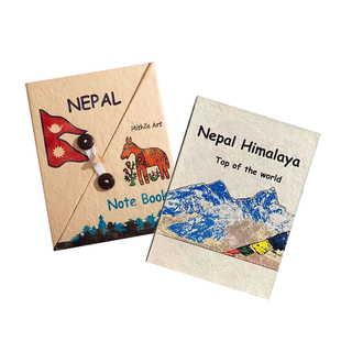 尼泊尔LOKATA洛卡塔植物手工本女孩草纸高颜值相册次材料包手帐本