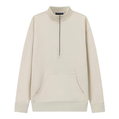 【限量款】十如仕针织半拉链卫衣复古风轻盈保暖休闲男装长袖LS08