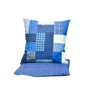 丹凤创意中式上海手织布土布拼布靠背套抱枕套靠垫套坐垫椅垫套装