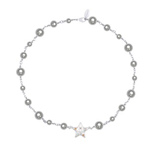 【宋亚轩同款】RecoPan棱镜未来/ 原创高级感满天星灰珍珠项链