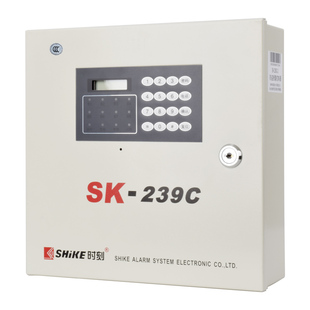 时刻报警器SK-239C有线无线智能家用防盗店铺门窗红外线报警主机