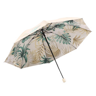 天堂伞晴雨两用双层加固防晒防紫外线遮阳伞手动折叠三折女士雨伞