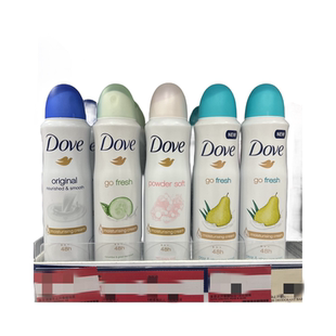 香港多芬止汗喷雾男生女士腋下抑汗止汗香体露膏干爽去味淡香多款