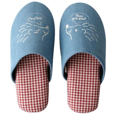 软底静音防水防滑亲子儿童棉拖鞋