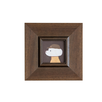 美式复古实木挂画框上墙