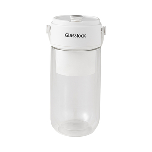 Glasslock便携式榨汁杯双层玻璃保冷榨汁机无线小型可碎冰果汁机