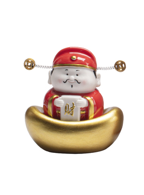 龙器陶瓷车载国潮风车上