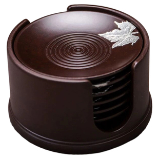 电木茶杯垫隔热防滑防烫电胶木杯托高端功夫茶具茶道配件茶艺杯碟