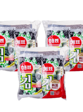 韩国进口海牌海飘海苔儿童零食