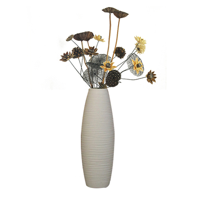 景德镇手工欧式白色花瓶落地陶瓷