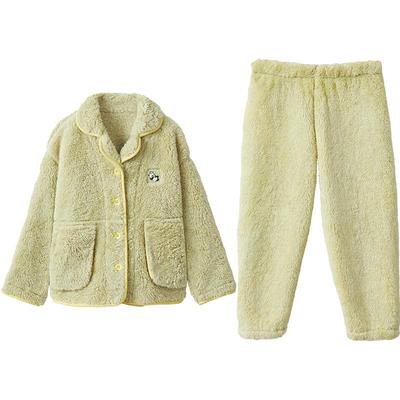 红豆居家儿童加绒加厚珊瑚绒睡衣