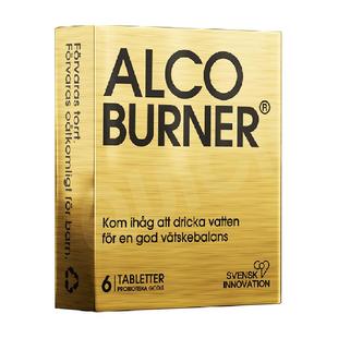 Alcoburner燃酒灵瑞典解酒片解酒药快速醒酒防宿醉益生菌解酒酶