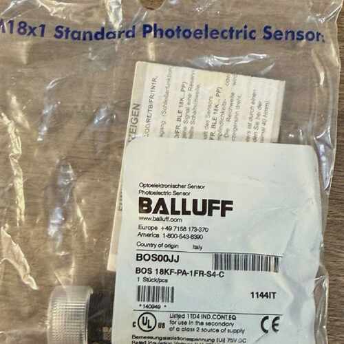 BALLUFF BOS 18KF-PA-1FR-S4-C BOS00JJ Sensor -Neu/OVP-