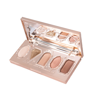 【满300减50】花知晓草莓洛可可五色眼影盘清冷眼影大地色哑珠光