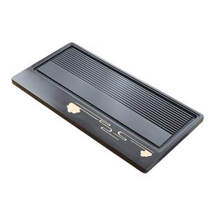 天然整块乌金石茶盘单盘石材一体石板简约茶盘2026新款家用茶台