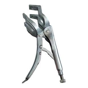 管子对口钳焊接时用夹持两段管子平板管焊钳焊接大力钳管焊对接钳