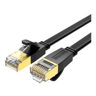 六类千兆弯头扁线网线扁平5超薄纯铜芯家用高速宽带网络超细10米m