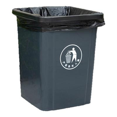 定制款加厚型花园庭院灰色垃圾桶