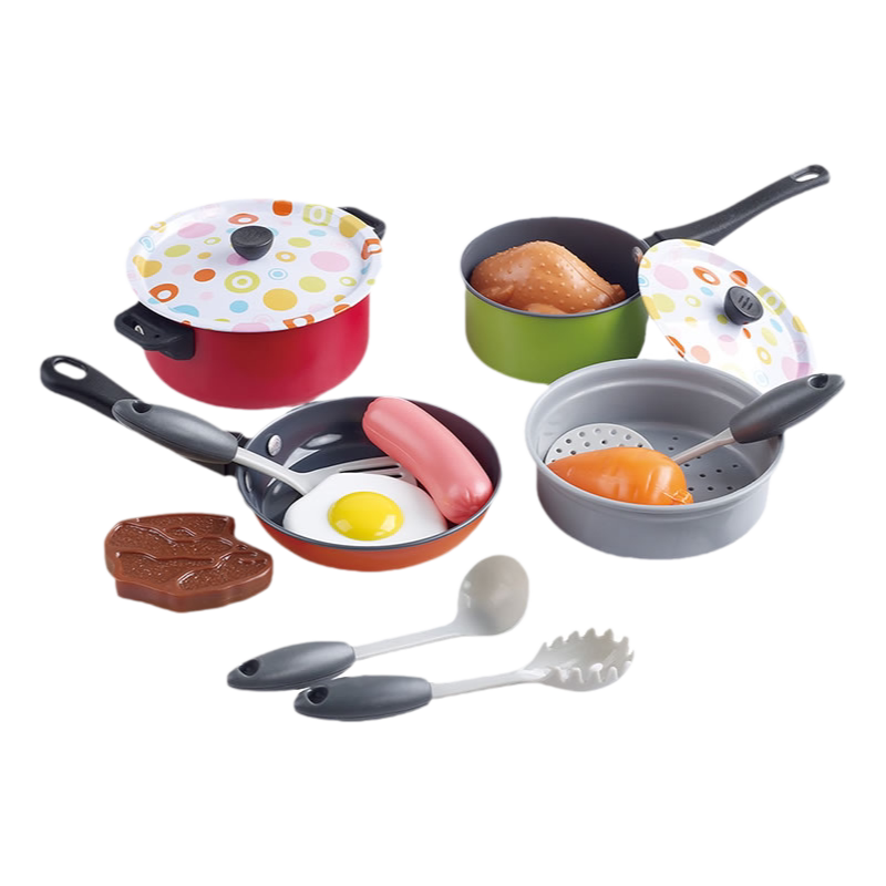 PLAYGO儿童过家家厨房玩具套装仿真煮饭做饭迷你厨房儿童礼物