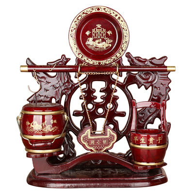 【子孙桶摆件】结婚装饰摆件