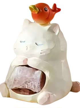 猫猫能量pal水晶盲盒小猫咪摆件