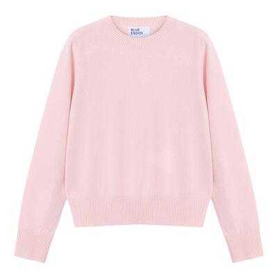 【100%山羊绒】BLUE ERDOS春季简约通勤多色圆领羊绒衫女