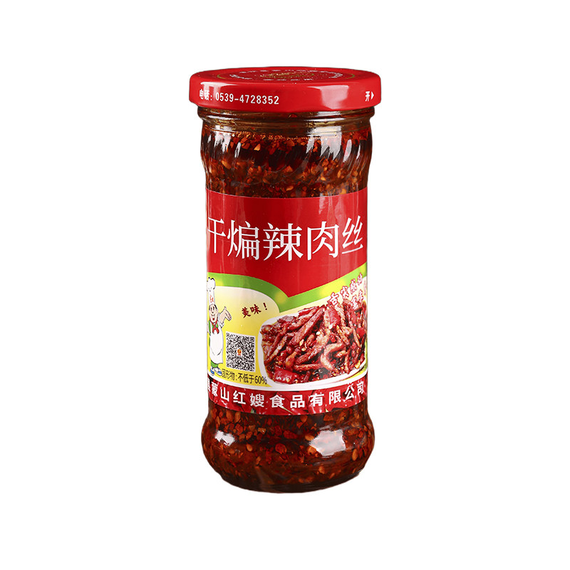 山东特产干煸辣肉丝蒙阴下饭菜