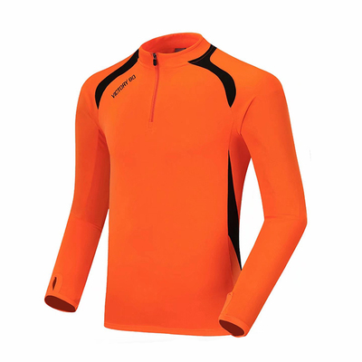 秋冬季长袖运动服套装半拉链