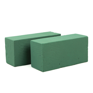 鲜花干花泥开业插花花泥块批发包花材料花艺包装吸水海绵底座泥砖