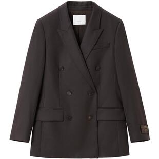 【意大利进口VBC】OVV秋冬女装羊毛经典双排扣套装西服