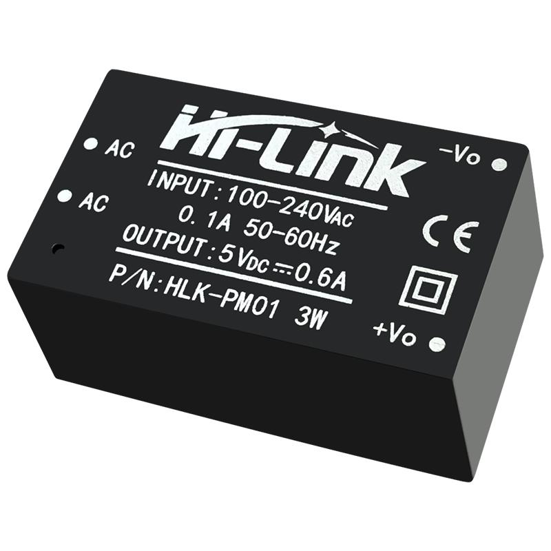 220转5V隔离电源模块HLK-PM01海凌科acdc电源模块稳压输出CE认证