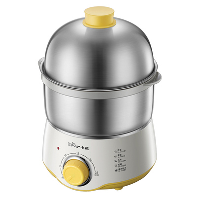 小熊不锈钢双层定时多功能煮蛋器