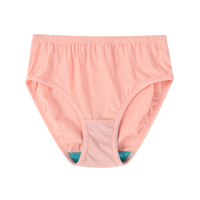 AB内裤女纯棉抗菌三角裤中老年人宽松大码中高腰妈妈短裤裤衩2910