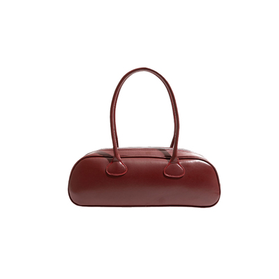 网红同款高级质感红色腋下包