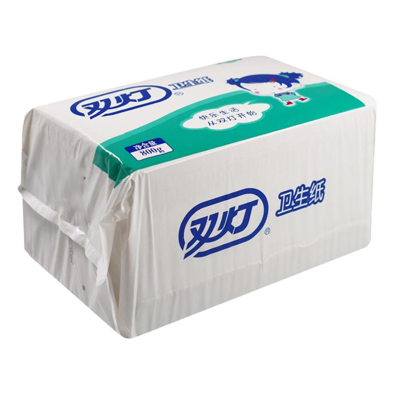 双灯平板卫生纸10包整件老式草纸