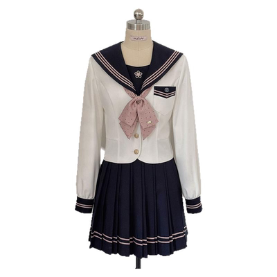 夏季JK水手领短袖学院风套装服女