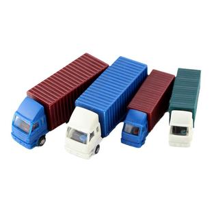 彩色小货车 楼盘建筑模型 沙盘模型材料 汽车模型 运输车 多规格