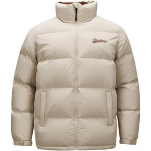 斯凯奇面包羽绒服男女同款冬季梭织短款立领防泼水中性运动外套