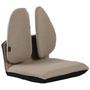 普格瑞司榻榻米座椅双背护腰阳台飘窗床上靠背椅日式单人人体工学