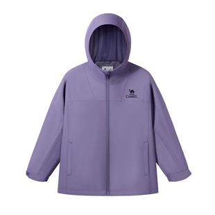 骆驼童装儿童冲锋衣三合一可拆卸防水户外女童滑雪服男童加绒外套